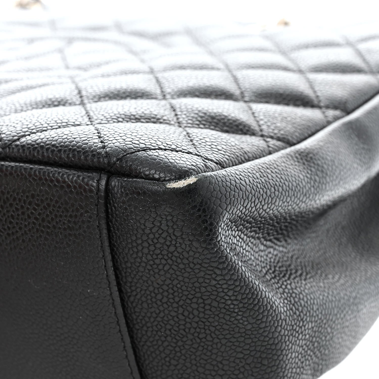 Chanel Caviar Quilted Grand Shopping Tote GST Black 12 of 14