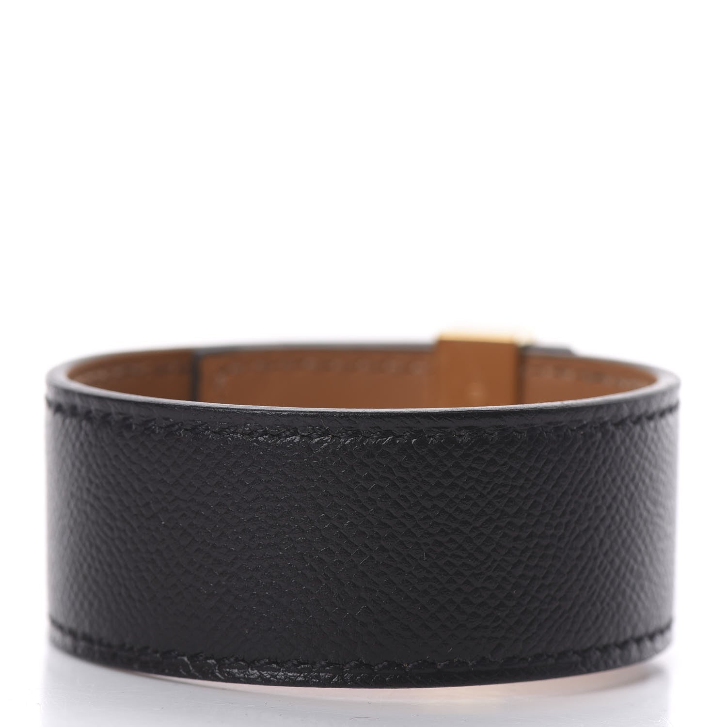 Hermes Madame Calfskin Collier de Chien 24 Bracelet T2 Black 2 of 4