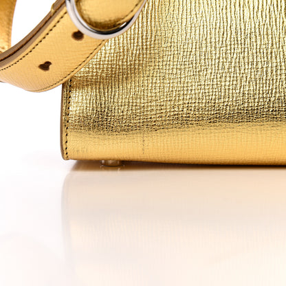 Christian Dior Metallic Goatskin Medium Diorever Flap Gold 9 of 12