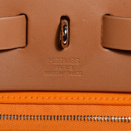 Hermes Toile Herbag Zip 31 PM Jaune d'Or 12 of 18