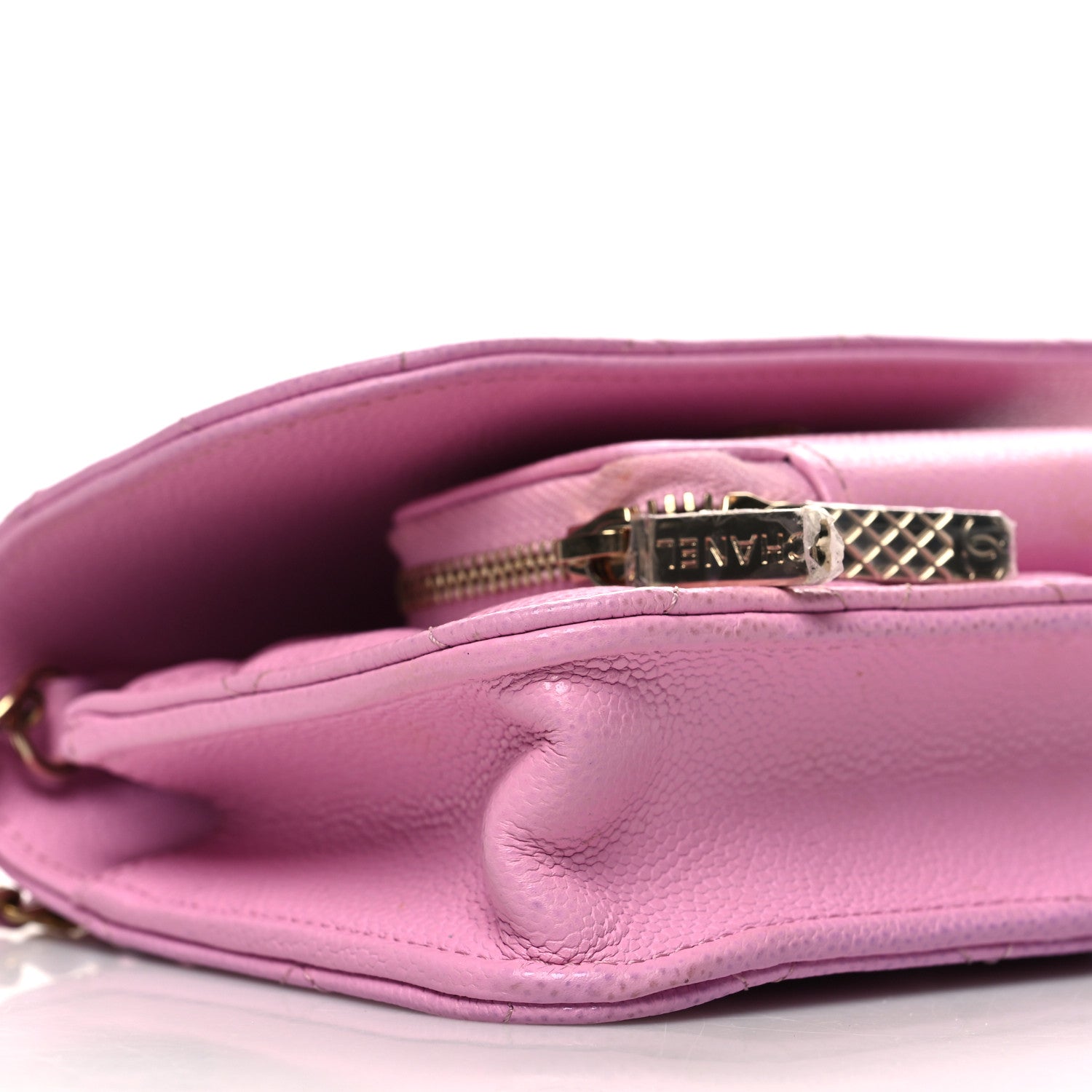 Chanel Caviar Quilted Business Affinity Clutch With Chain Flap Lilac 11 of 15