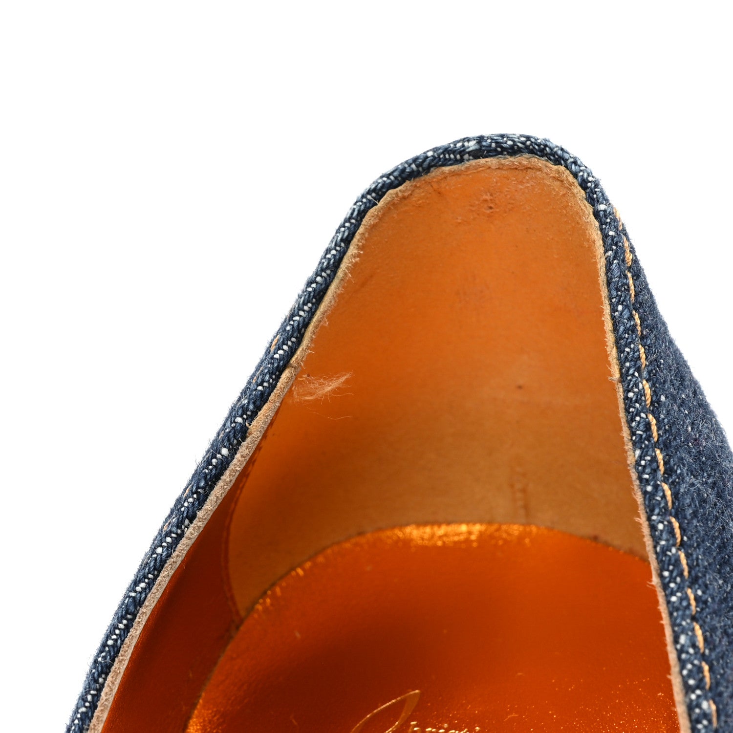 Christian Louboutin Denim Jazz Calf So Kate 120 Pumps 39.5 Blue 10 of 10