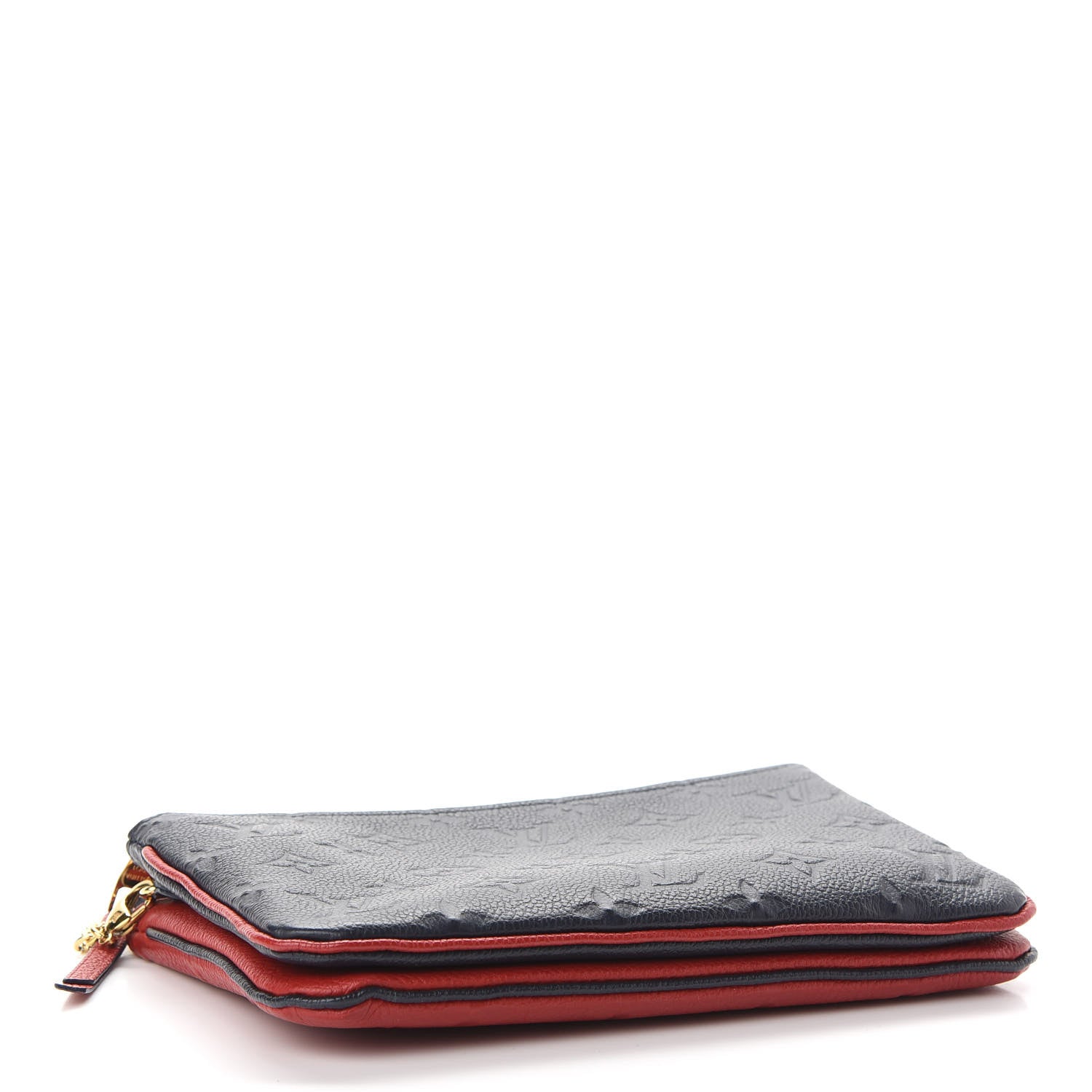 Louis Vuitton Empreinte Double Zip Pochette Marine Rouge 4 of 11