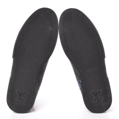 Louis Vuitton Damier Graphite Rope High Top Sneakers 6.5 Blue 7 of 12