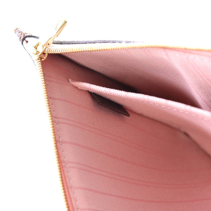 Louis Vuitton Damier Ebene Neverfull MM GM Pochette Rose Ballerine 8 of 9