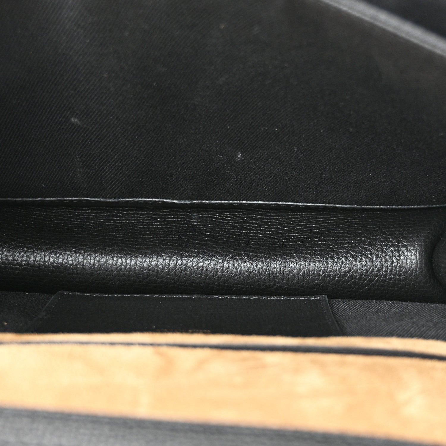 Burberry Derby Calfskin House Check Baby Macken Crossbody Bag Black 5 of 10