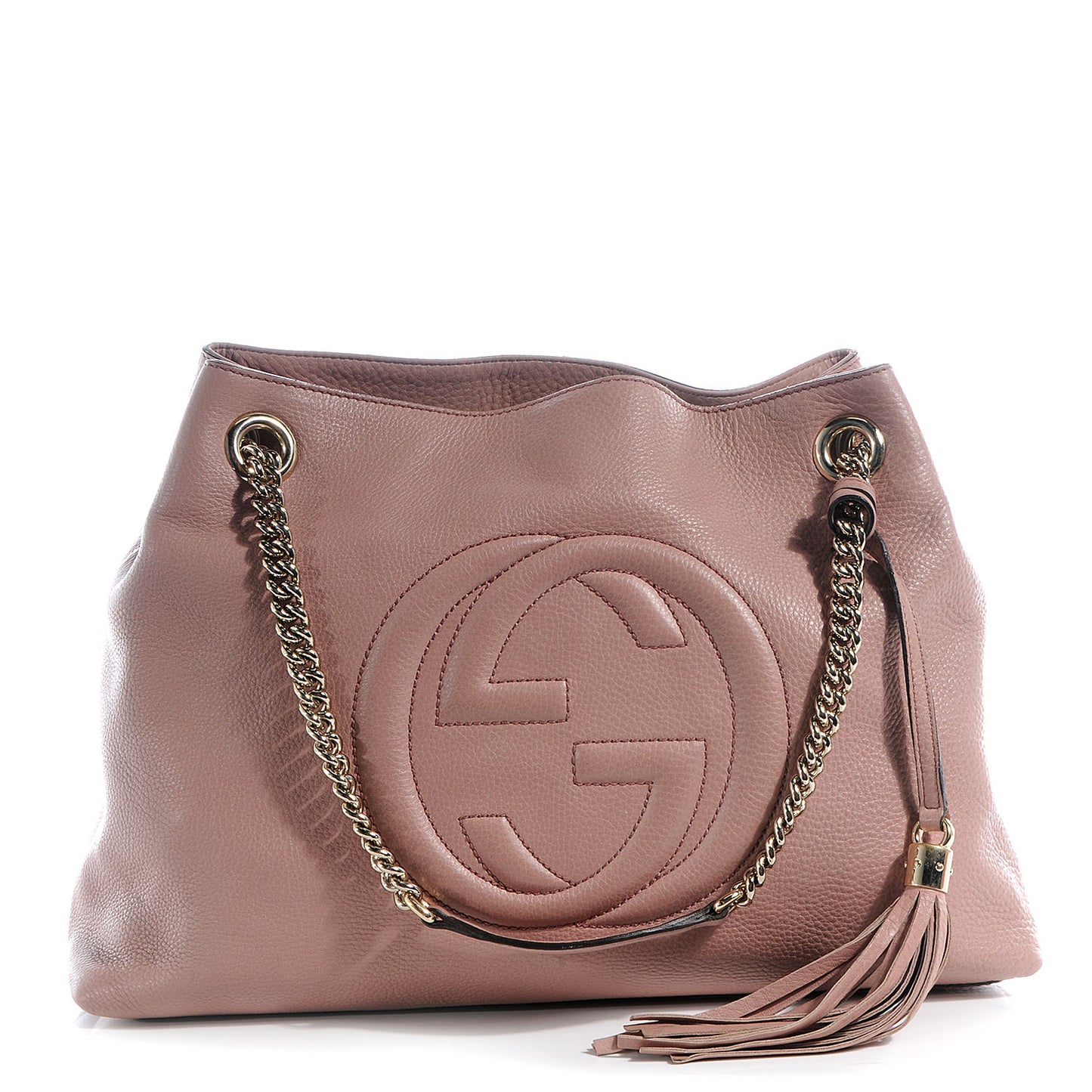 Cellarius Calfskin Medium Soho Chain Shoulder Bag Dark Cipria