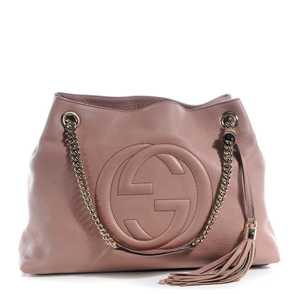 Gucci Cellarius Calfskin Medium Soho Chain Shoulder Bag Dark Cipria 1 of 7