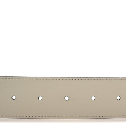 Gucci Calfskin Double G 40mm Belt 70 28 Mystic White 5 of 6
