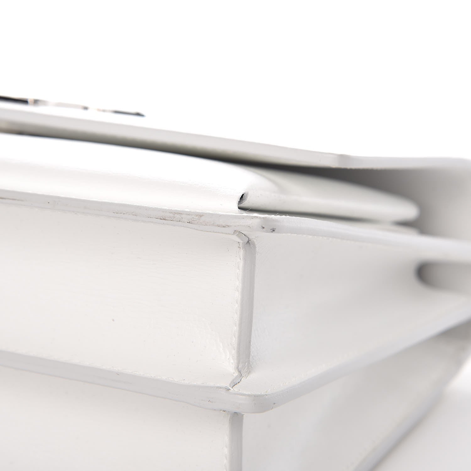 Saint Laurent Calfskin Medium Monogram Sunset Dove White 10 of 11