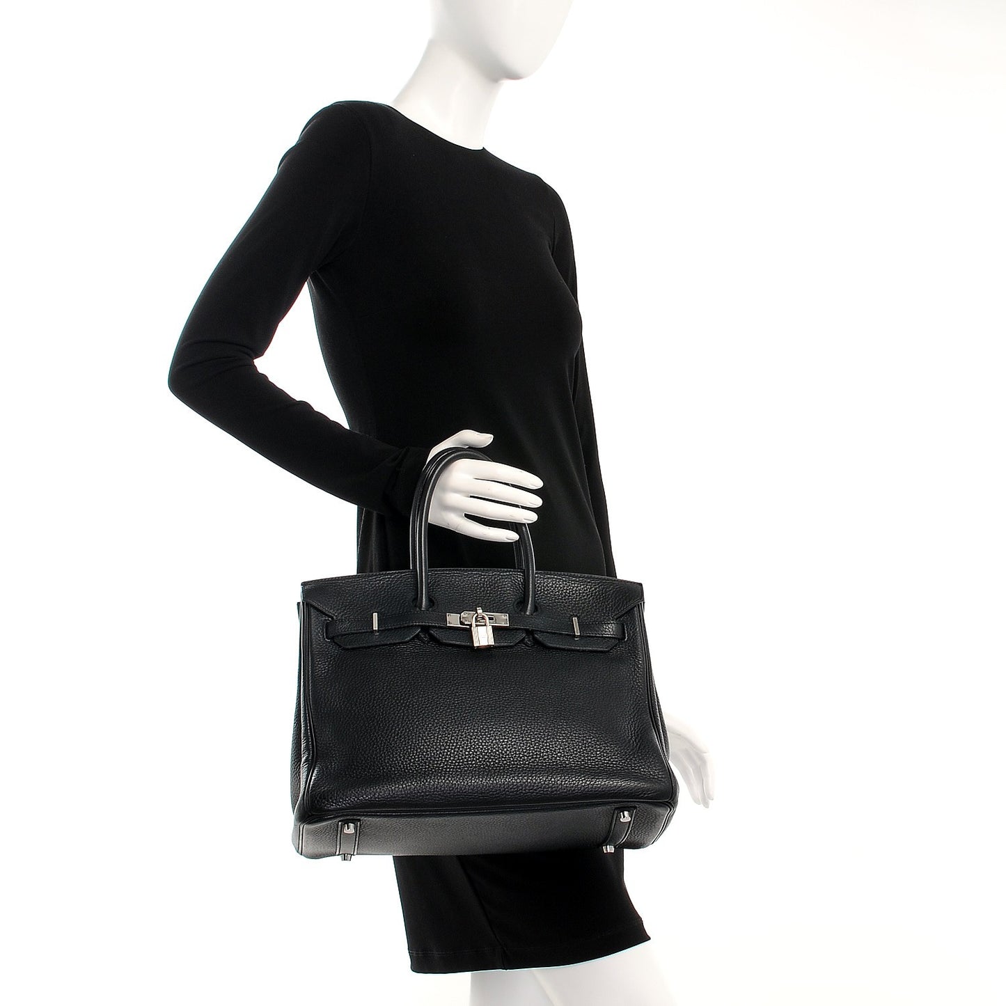 Taurillon Clemence Birkin 35 Black