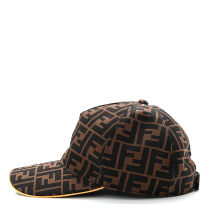 Fendi Canvas FF Reloaded Baseball Hat Tobacco Yellow 5 of 16
