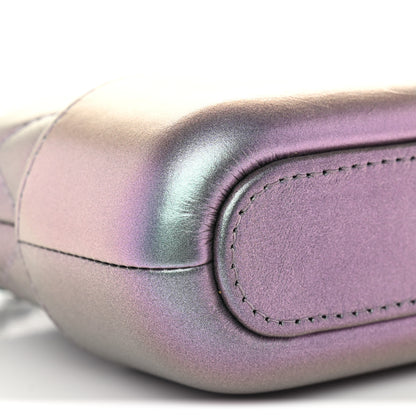 Chanel Iridescent Lambskin Calfskin Quilted Small Gabrielle Clutch With Chain Light Purple 8 of 9