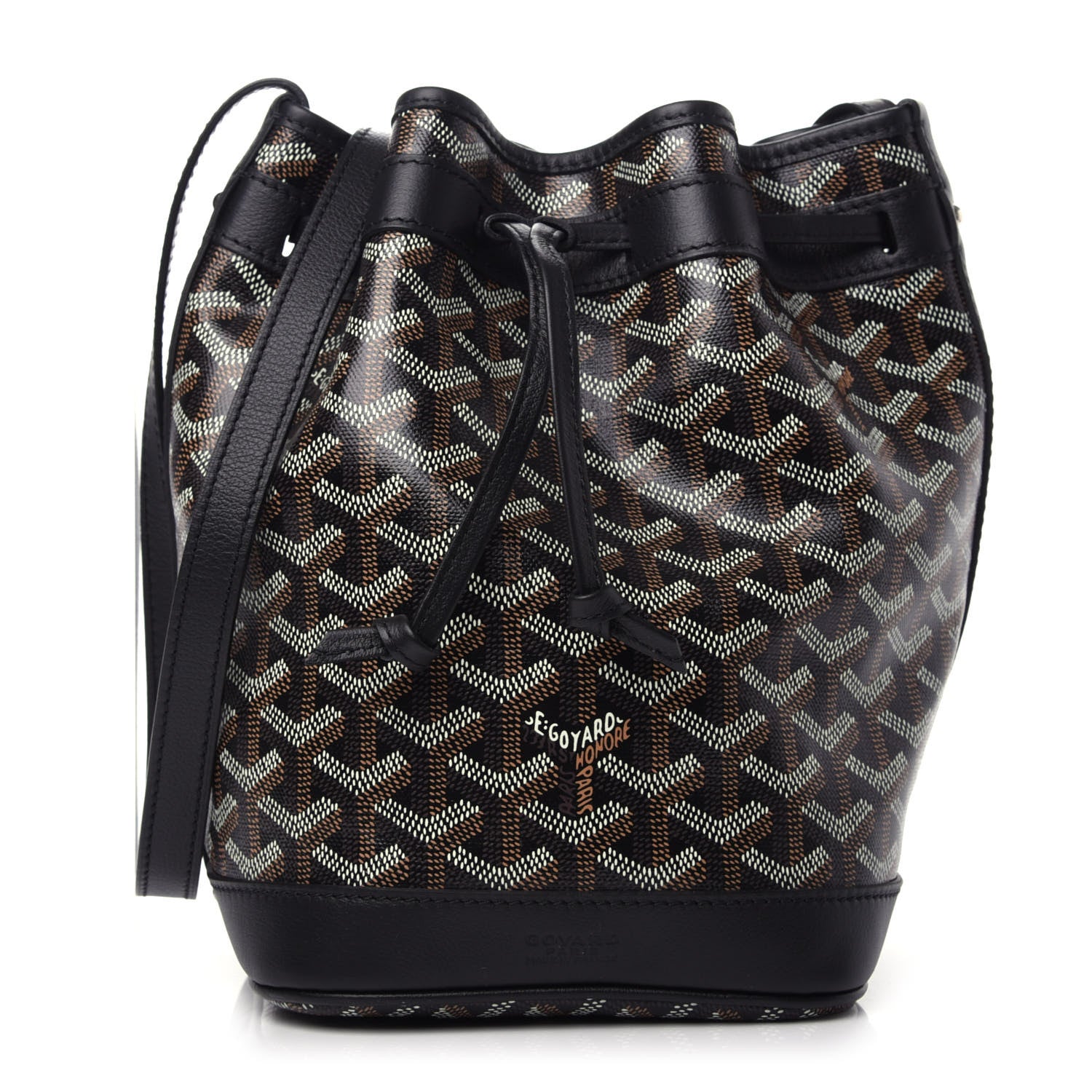 Goyard Goyardine Petit Flot Bucket Bag PM Black 1 of 8