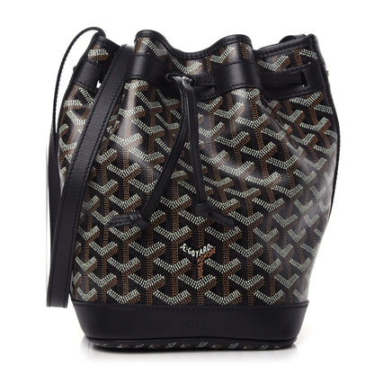 Goyard Goyardine Petit Flot Bucket Bag PM Black 1 of 8