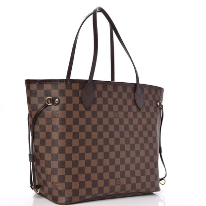 Louis Vuitton Damier Ebene Neo Neverfull MM Rose Ballerine 3 of 8