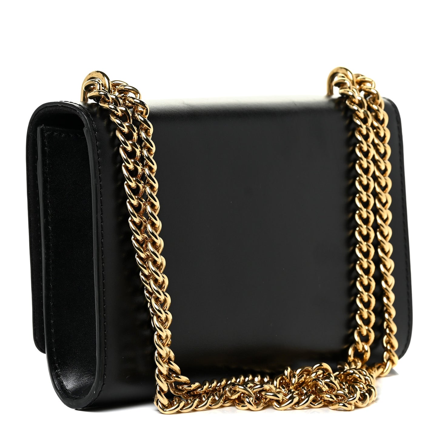 Calfskin Chain Louise MM Black