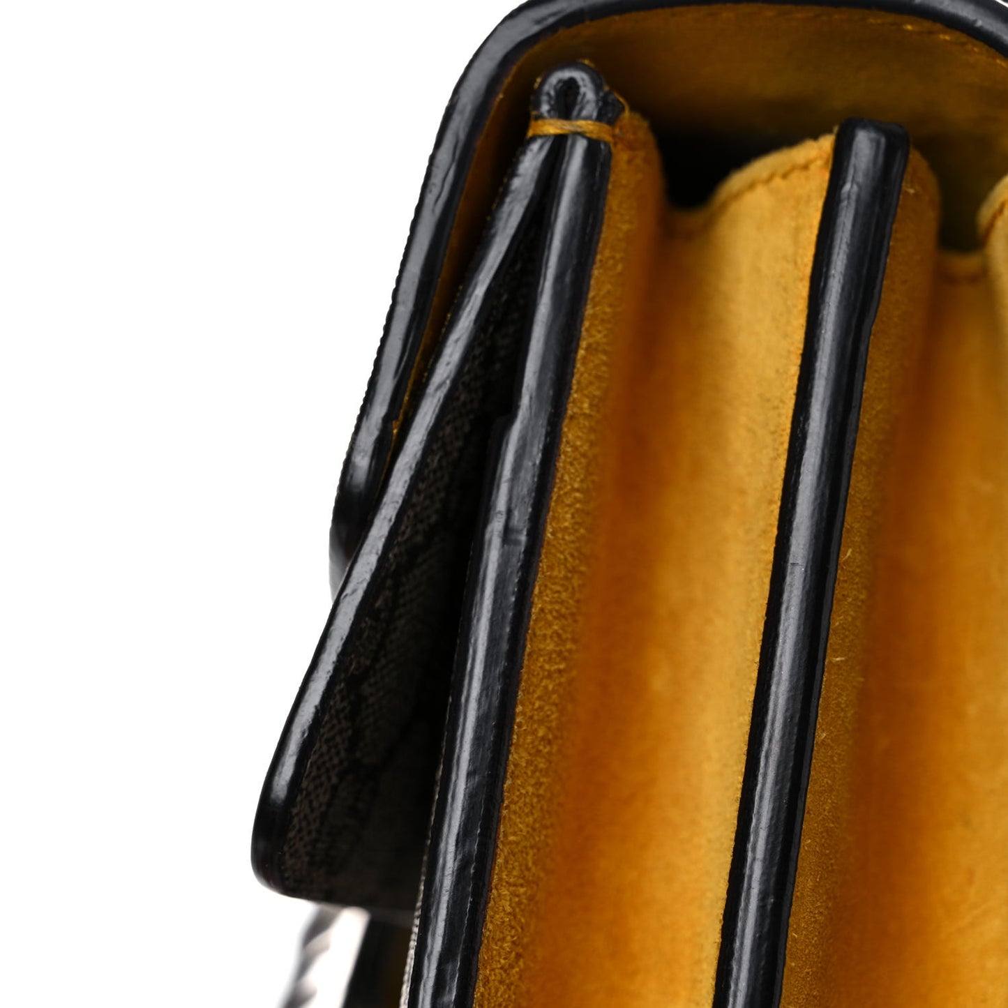 GG Supreme Monogram Small Dionysus Shoulder Bag Yellow
