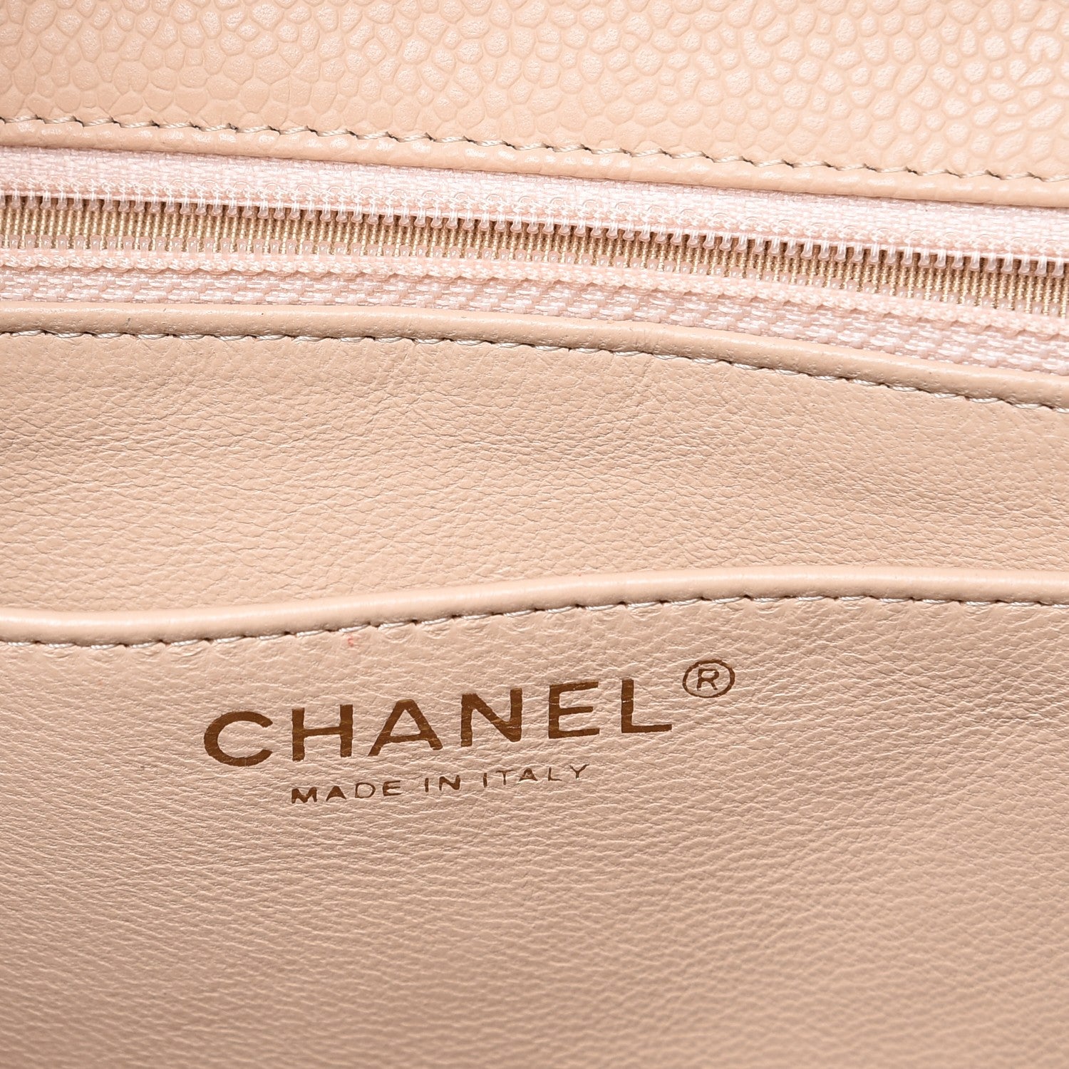 Chanel Caviar Quilted Jumbo Single Flap Beige Clair 6 of 10