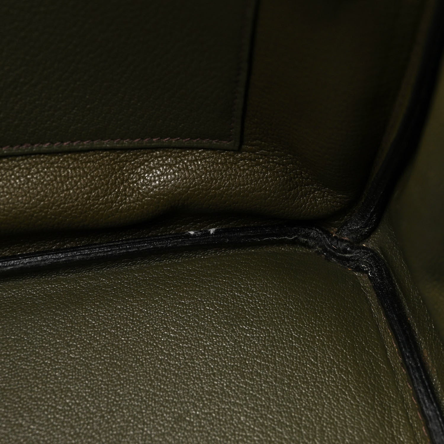 Hermes Togo Chevre Mysore Bi-Color Birkin 35 Vert Veronese Vert Anis 13 of 13