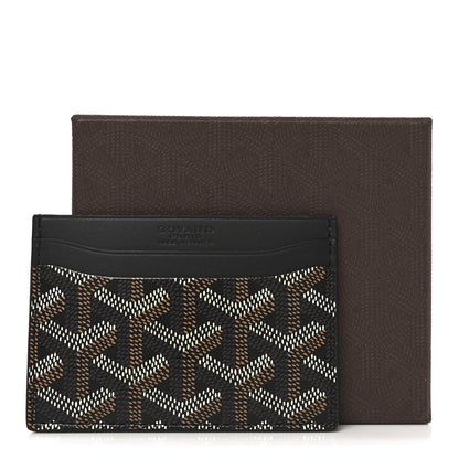 Goyard Goyardine Saint Sulpice Card Holder Black 7 of 7
