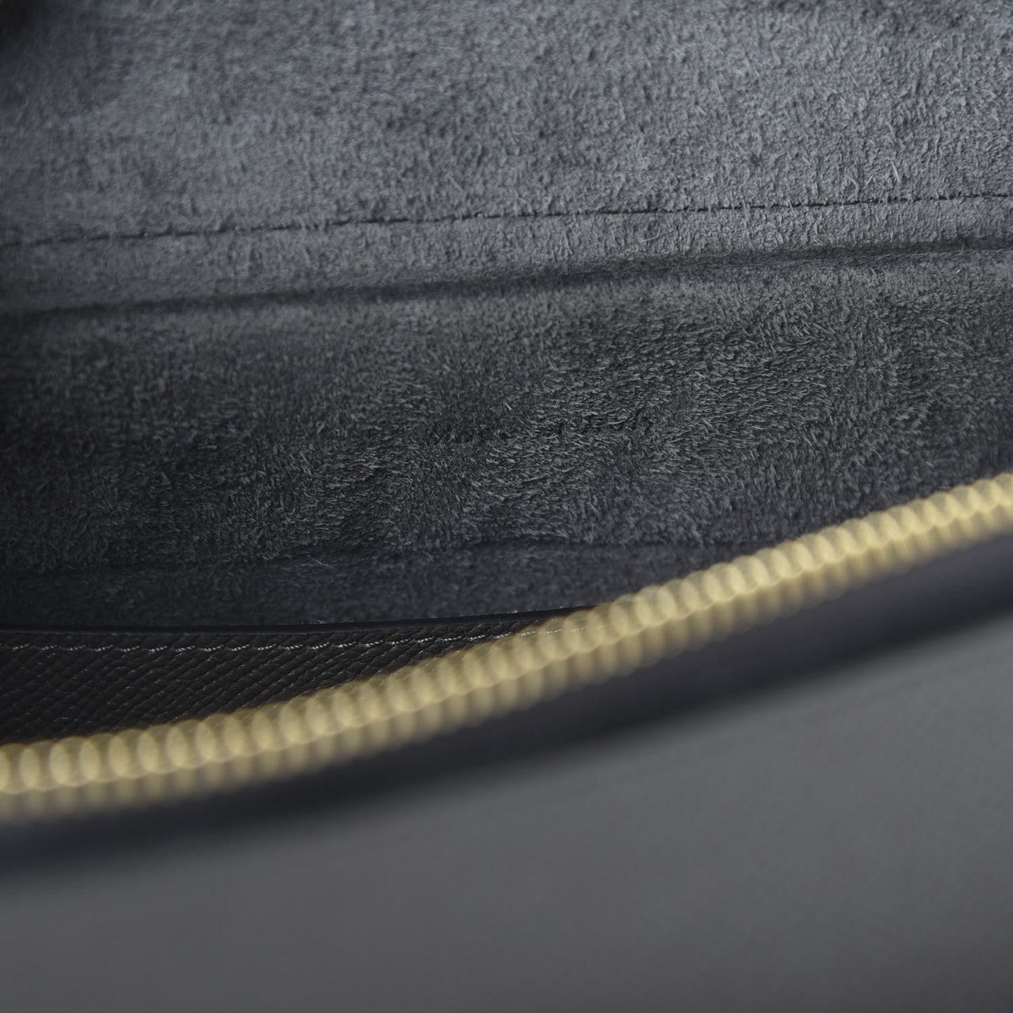 Baby Grained Calfskin Micro Belt Bag Grey