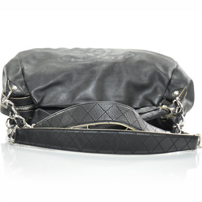 Chanel Lambskin Large Edgy Hobo Black 7 of 12