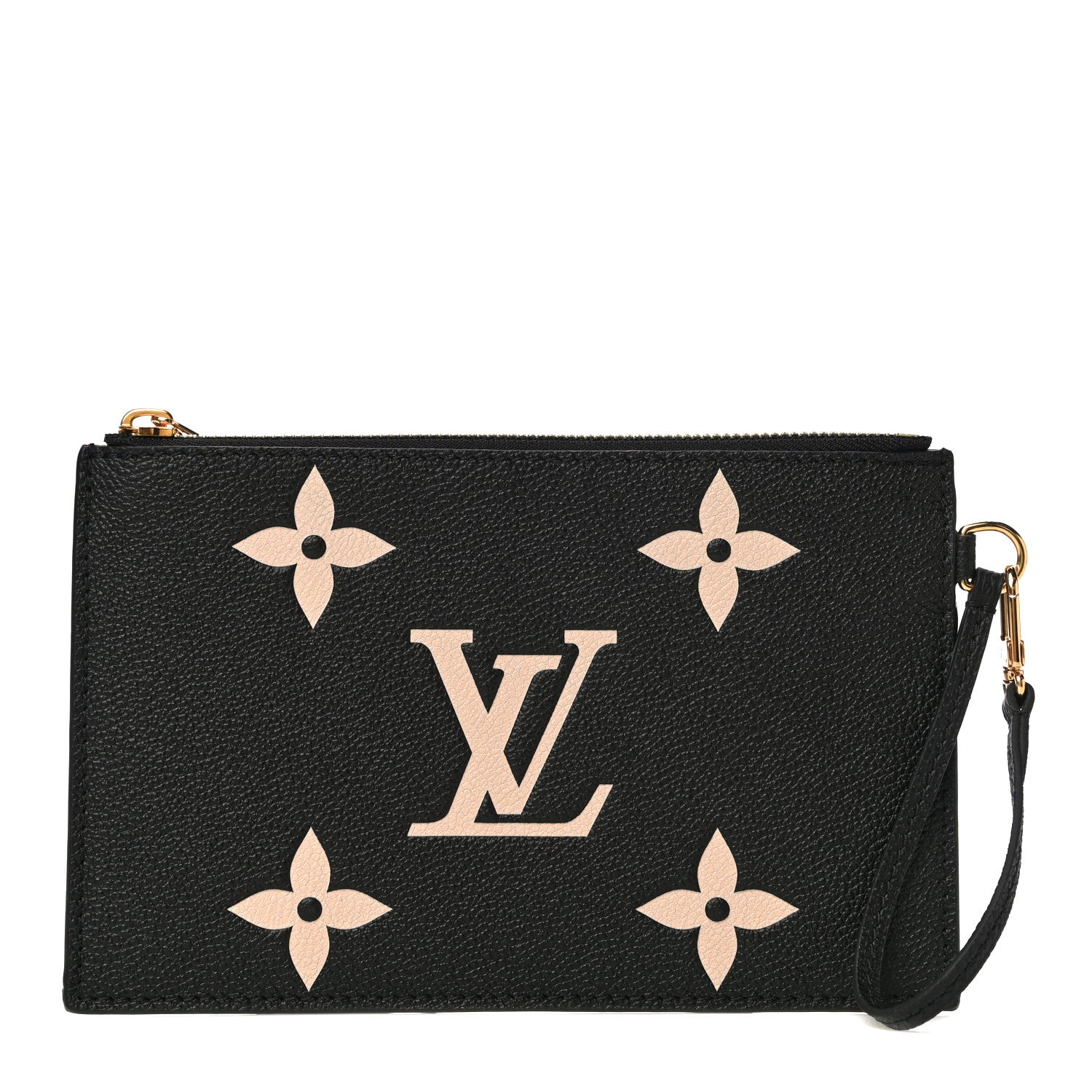 Louis Vuitton Empreinte Monogram Giant Neonoe MM Pochette Black Beige 2 of 10