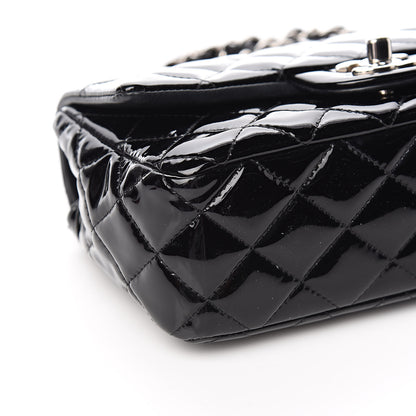Chanel Patent Calfskin Quilted Mini Rectangular Flap Black 8 of 12