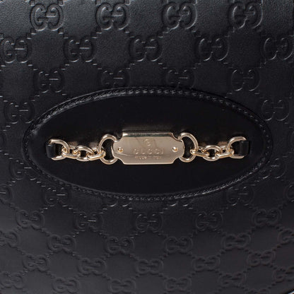 Gucci Guccissima Punch Shoulder Bag Black 6 of 9