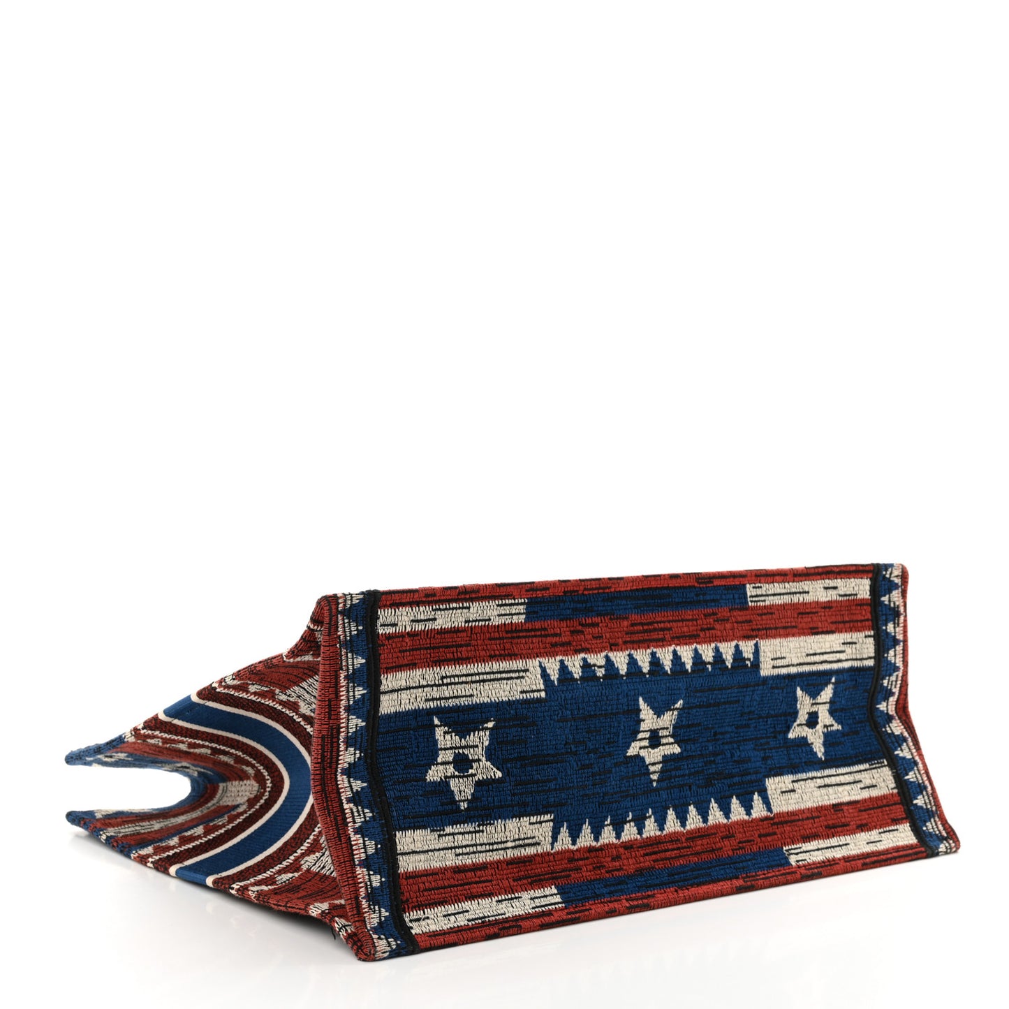 Canvas Embroidered Exclusive US Book Tote Multicolor