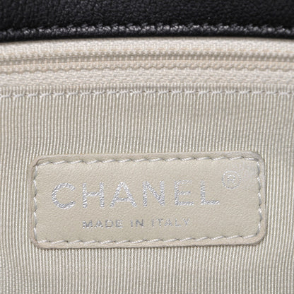 Chanel Washed Lambskin Quilted Maxi Chain Around Flap Black 6 of 9