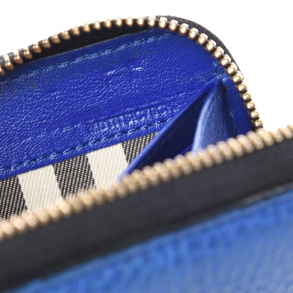 Burberry Calfskin Ziggy Zip Around Wallet Brilliant Blue 8 of 10
