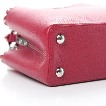 Louis Vuitton Taurillon Lace Croquets Capucines BB Groseille 9 of 11