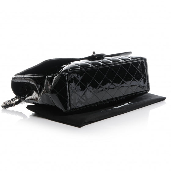 Chanel Patent Maxi Single Flap Black 4 of 8