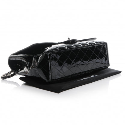 Chanel Patent Maxi Single Flap Black 4 of 8