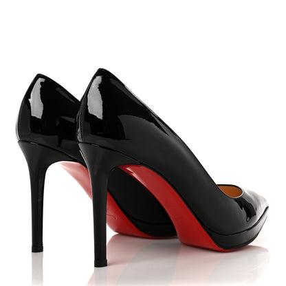 Christian Louboutin Patent Pigalle Plato 100 Pumps 40.5 Black 4 of 8