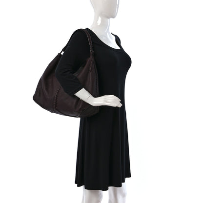 Bottega Veneta Washed Cervo Deerskin Hobo Burgundy 2 of 9