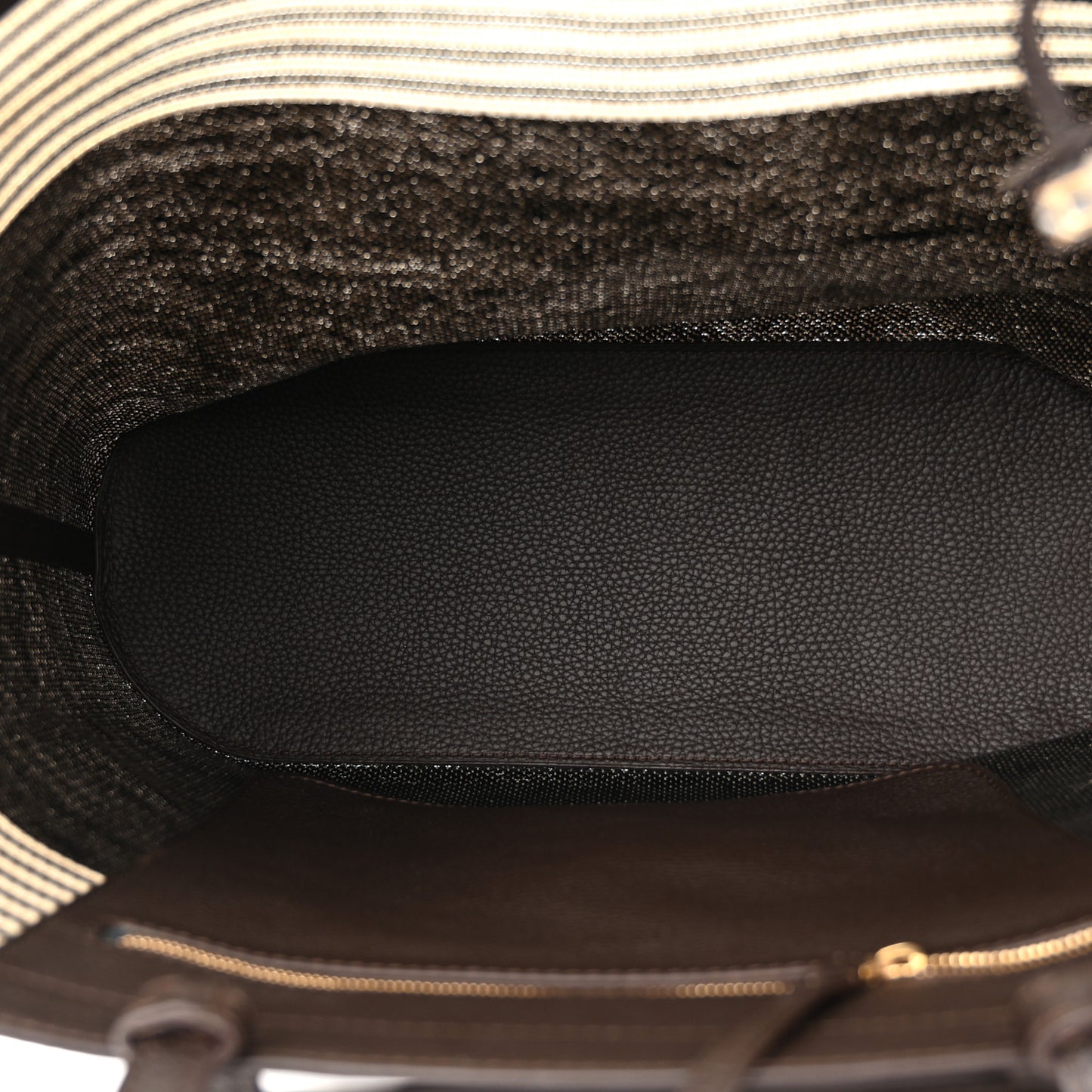 Canvas D to D Tote MM Brown