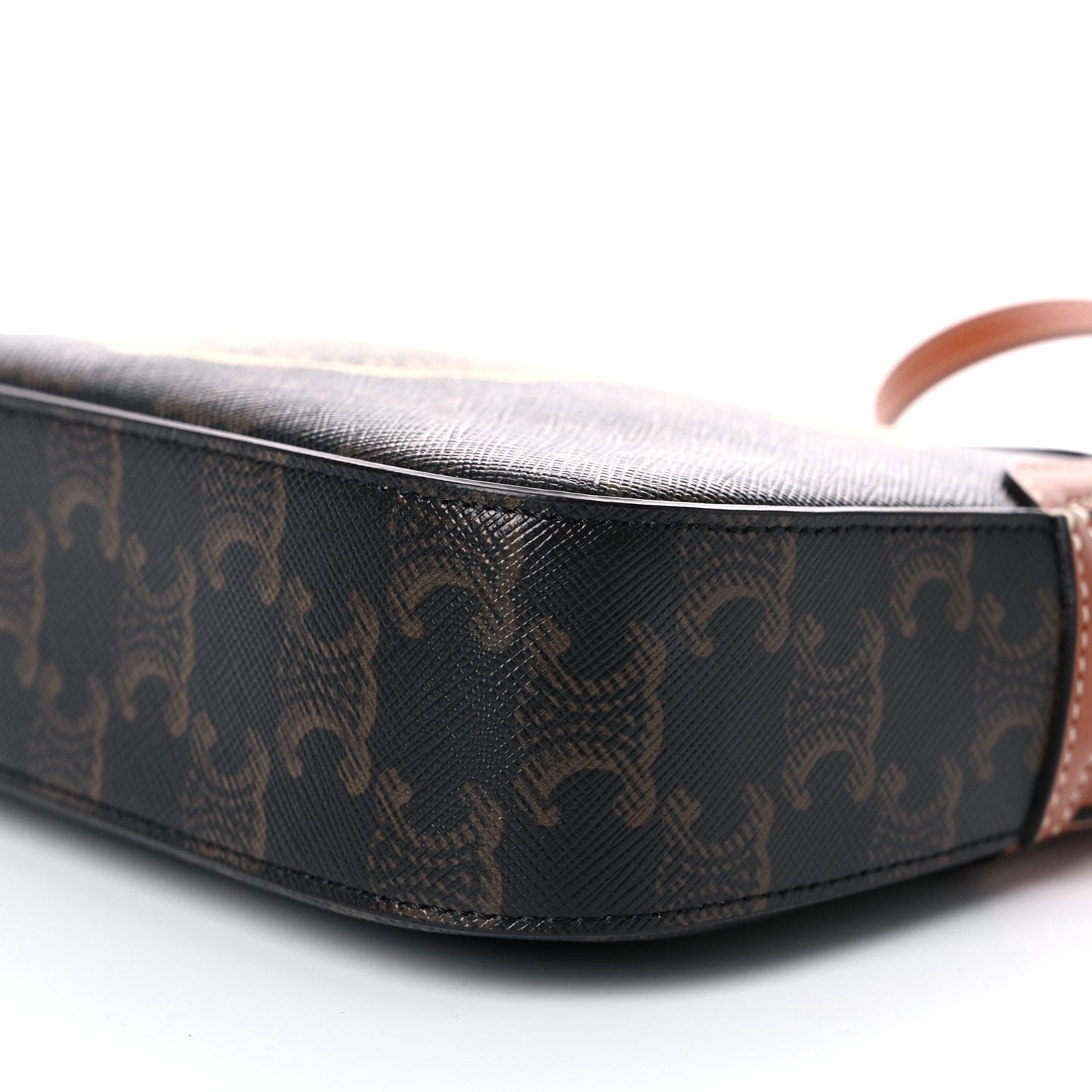 Triomphe Canvas Paris Small Camera Bag Tan