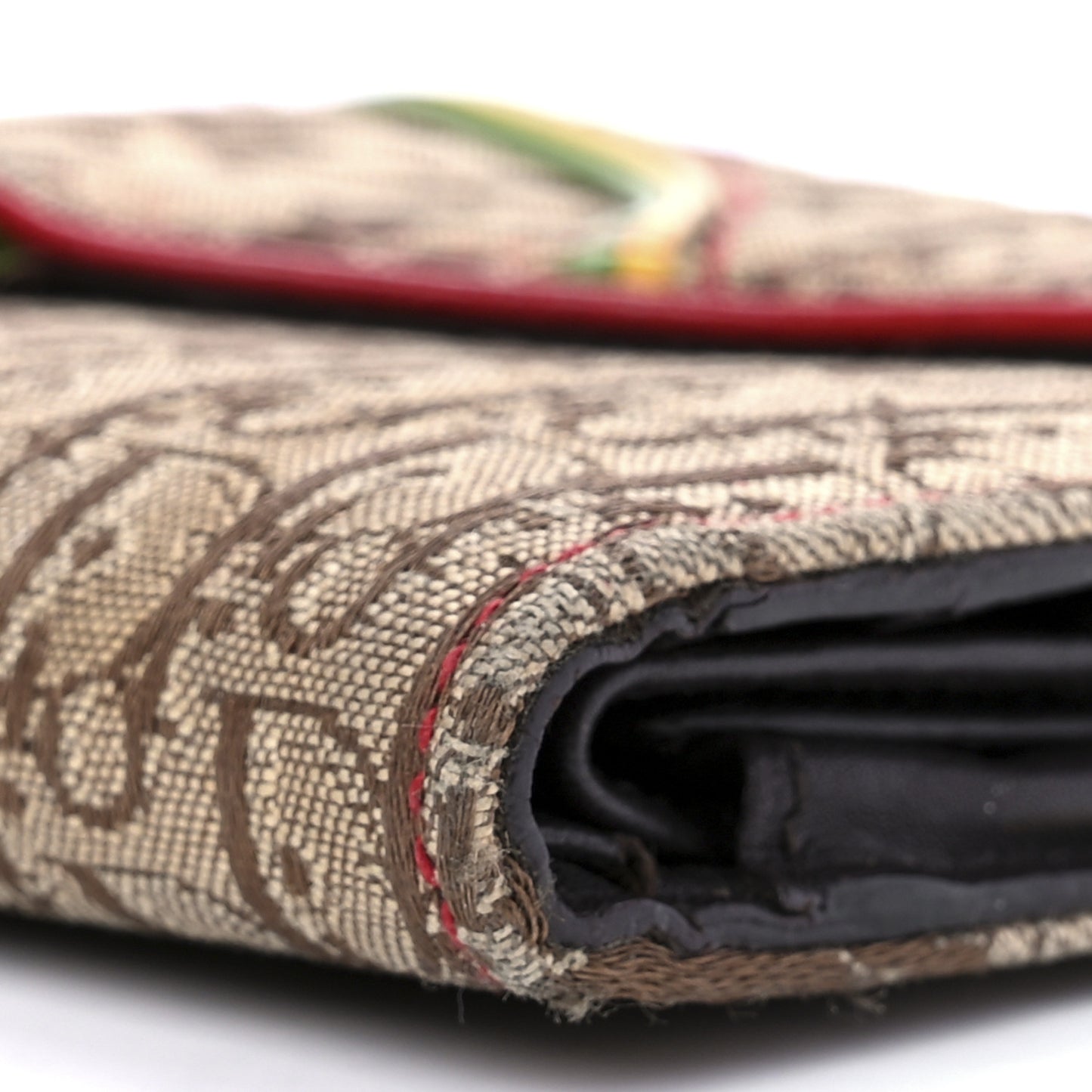 Monogram Rasta Saddle Wallet Beige