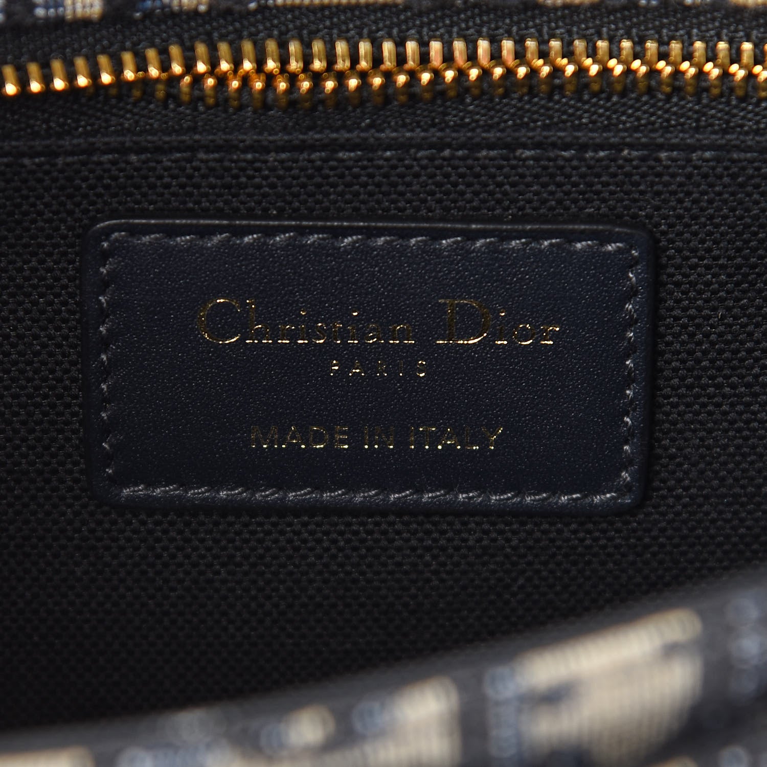 Christian Dior Oblique 30 Montaigne Chain Pouch Blue 6 of 9