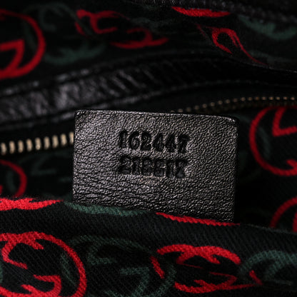 Gucci Calfskin Large Britt Shoulder Bag Black 6 of 19