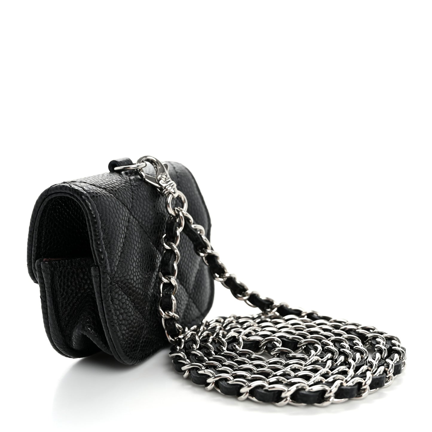 Caviar Quilted Airpods Pro Case Black