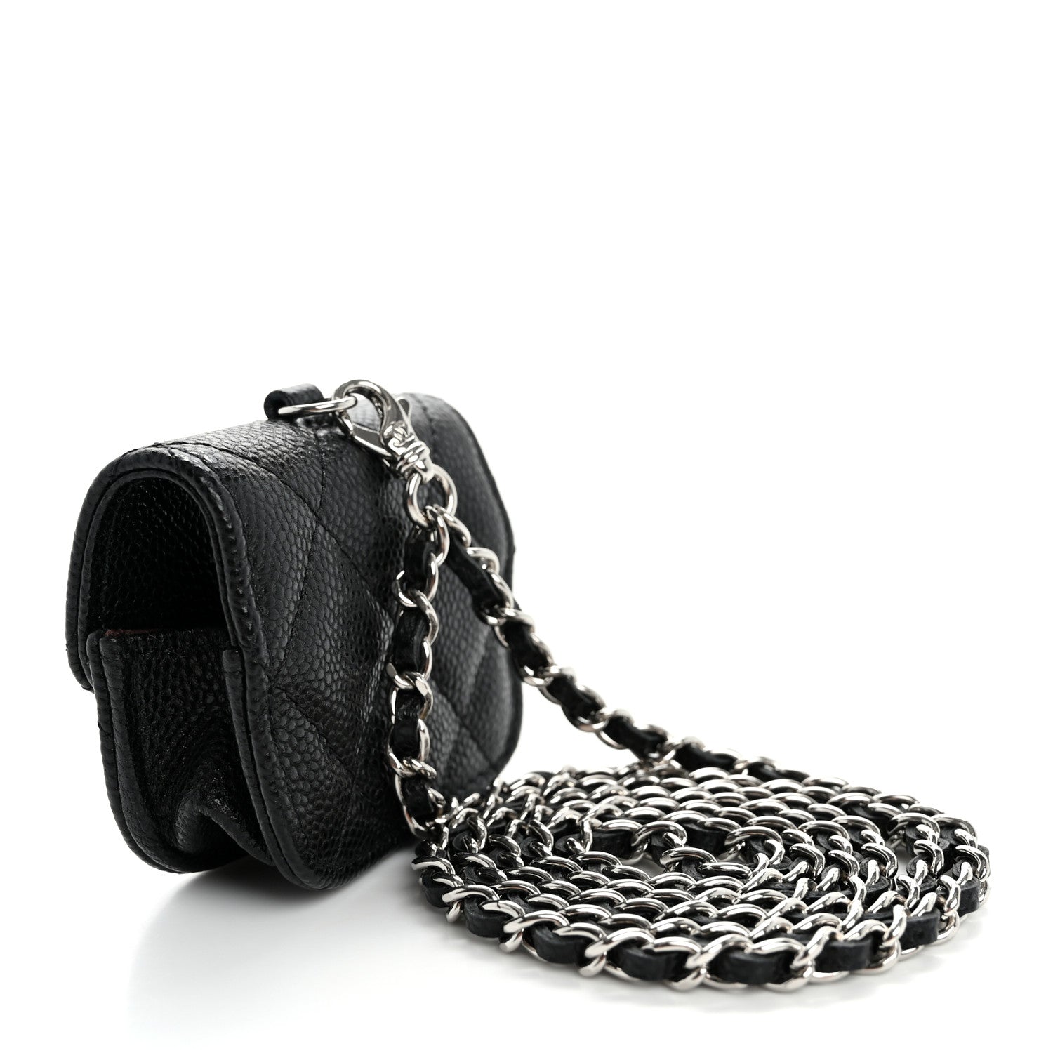 Chanel Caviar Quilted Airpods Pro Case Black 3 of 12