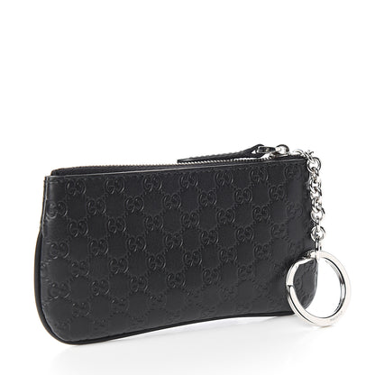 Gucci Microguccissima Key Ring Coin Case Black 2 of 7