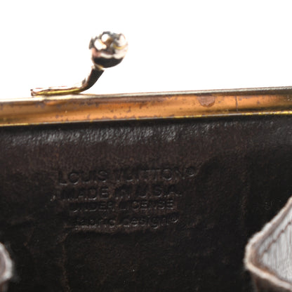 Louis Vuitton Monogram Mini Kiss Lock Coin Purse 6 of 6