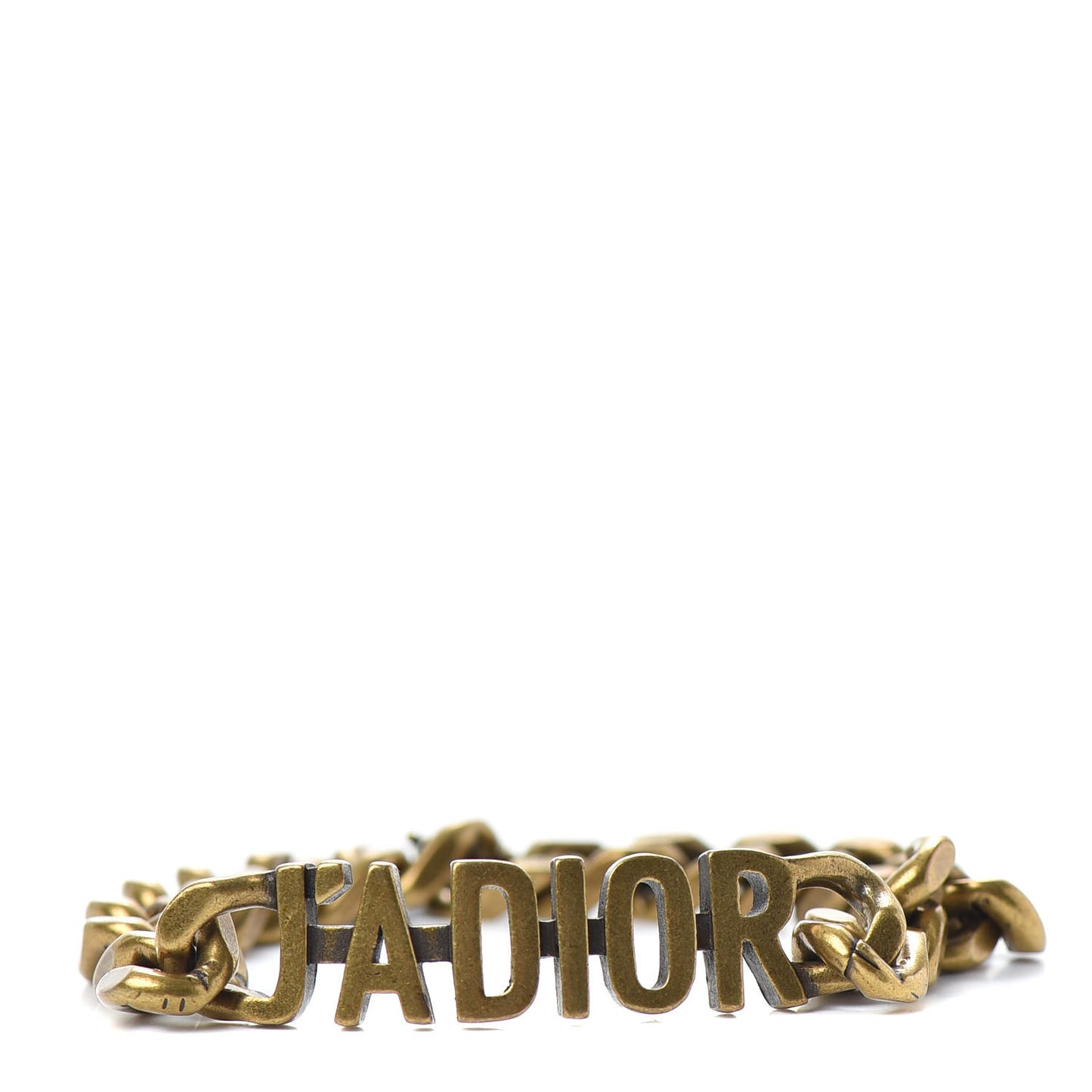 Metal J'Adior Chain Bracelet Gold