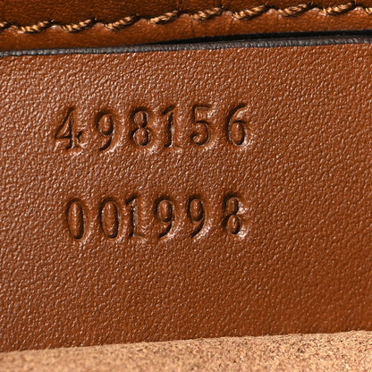 Gucci GG Supreme Monogram Calfskin Small Padlock Tote  Beige Ebony Tuscany 7 of 12