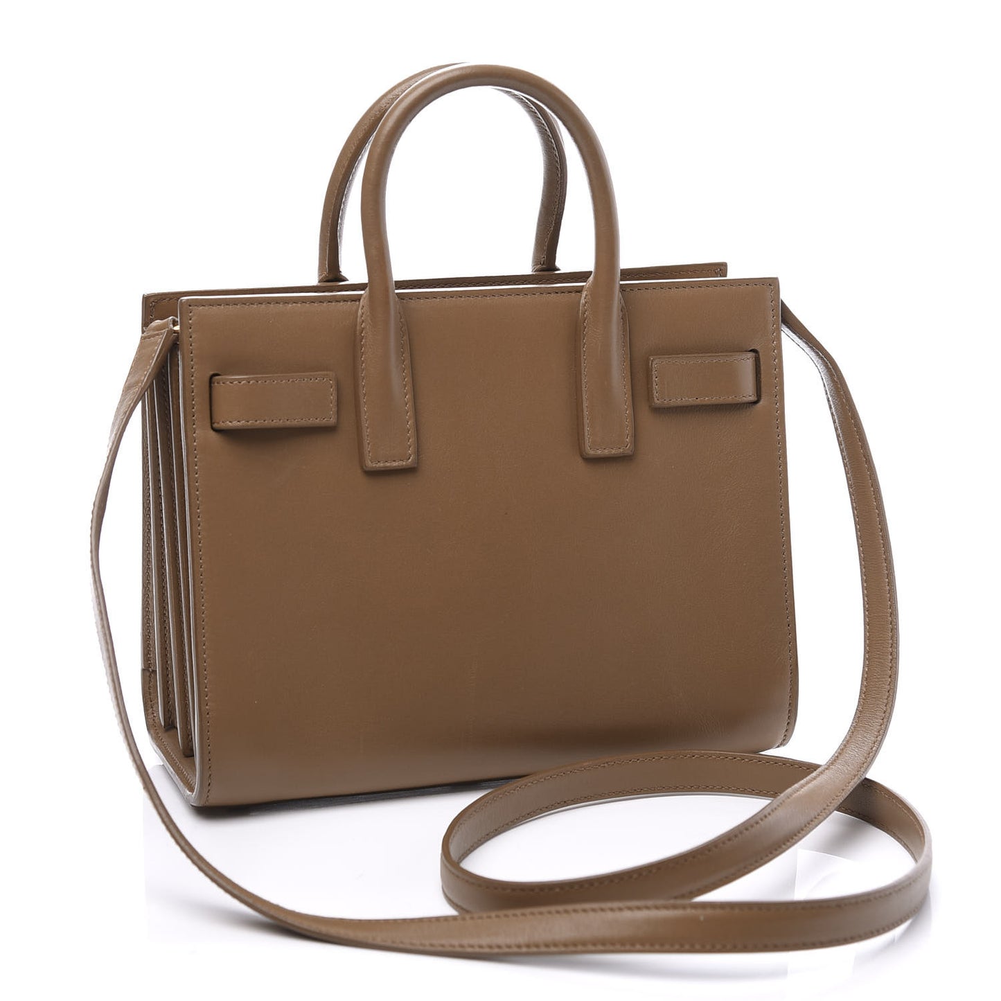 Calfskin Nano Sac De Jour Dark Beige